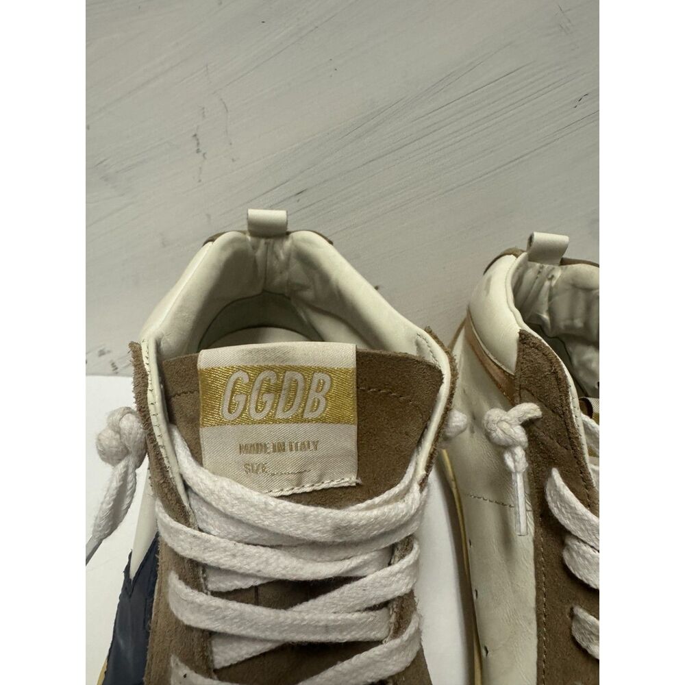 Golden Goose Mid Star Sneakers GGDB Private Edition Blue Star Italy Distresse - Picture 5 of 7